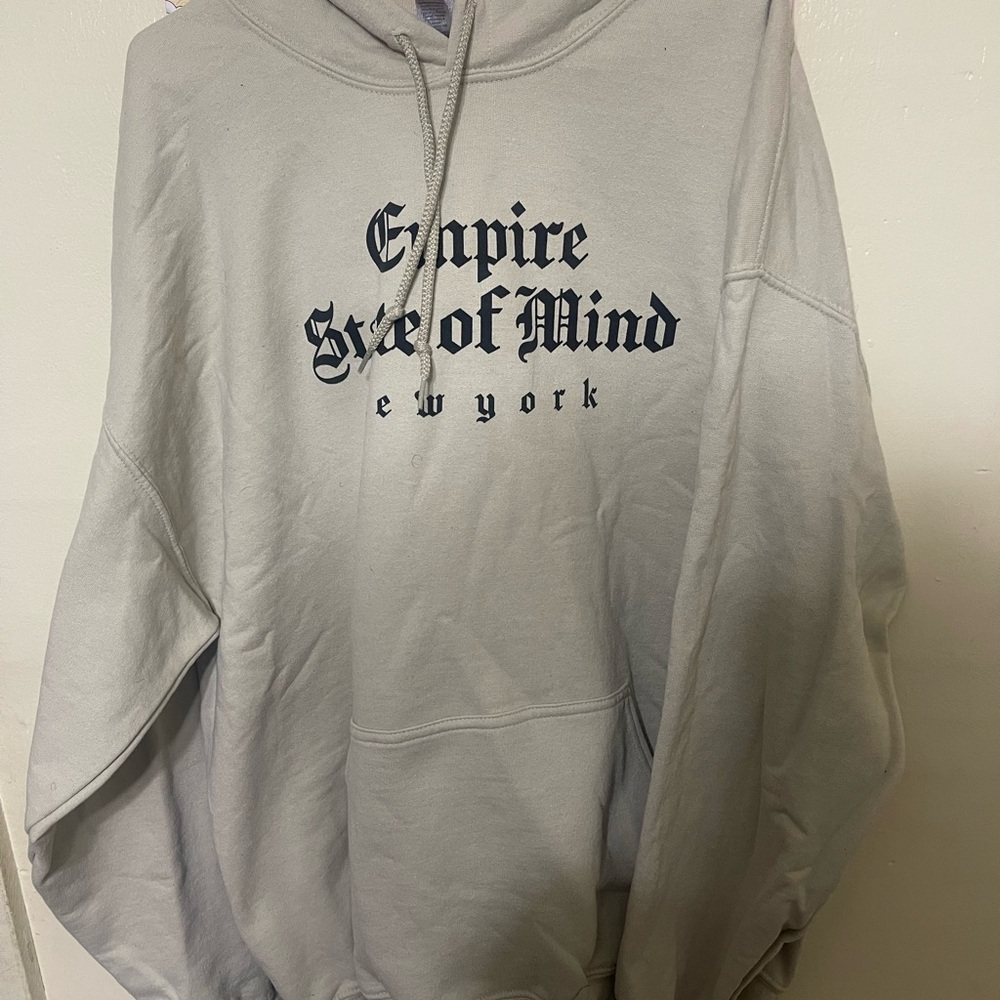 Gray Empire State of Mind Hoodie